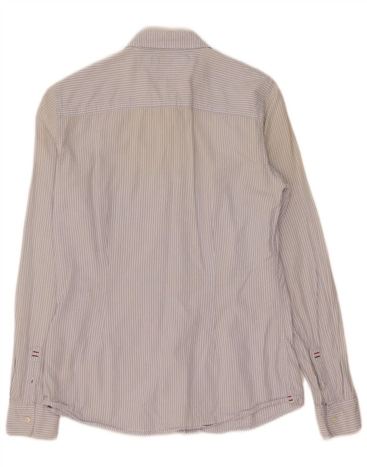 Cămașă Tommy Hilfiger pentru femei US 6 Medium Blue Pinstripe Bumbac