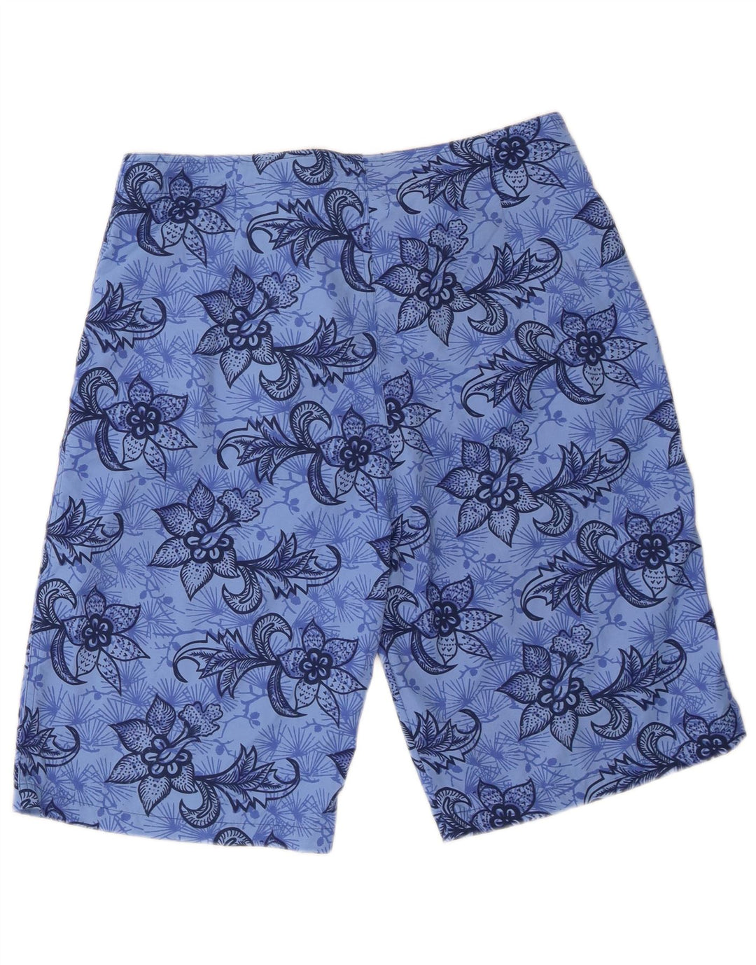 Pantaloni scurți de înot Champion pentru bărbați, mari, albastru, cu flori din poliamidă, plajă