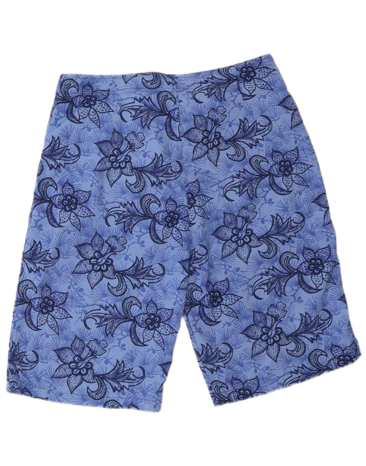 Pantaloni scurți de înot Champion pentru bărbați, mari, albastru, cu flori din poliamidă, plajă
