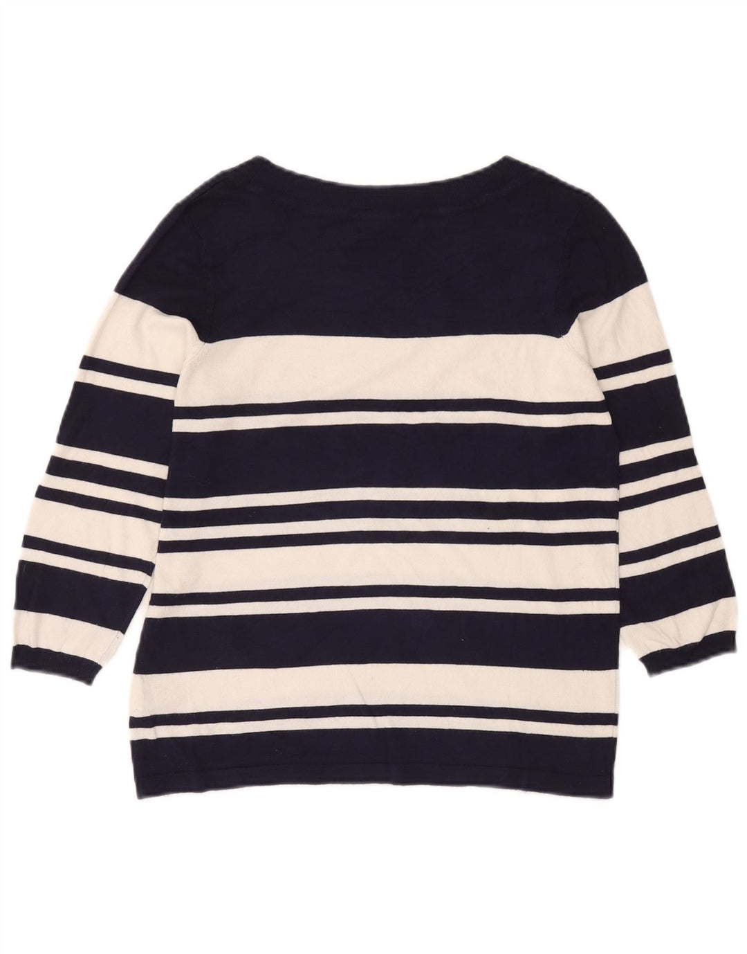 Pulover pentru femei Marks & Spencer cu decolteu triplu UK 14 Medium Bleumarin