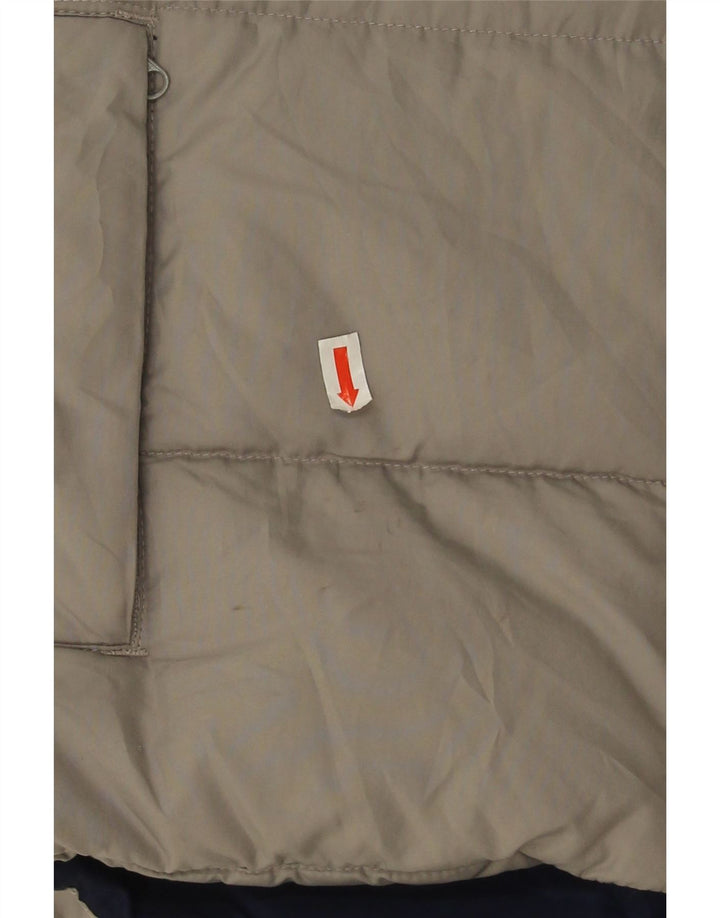 Gilet căptușit pentru băieți Nike 10-11 ani, gri mediu, poliester color bloc