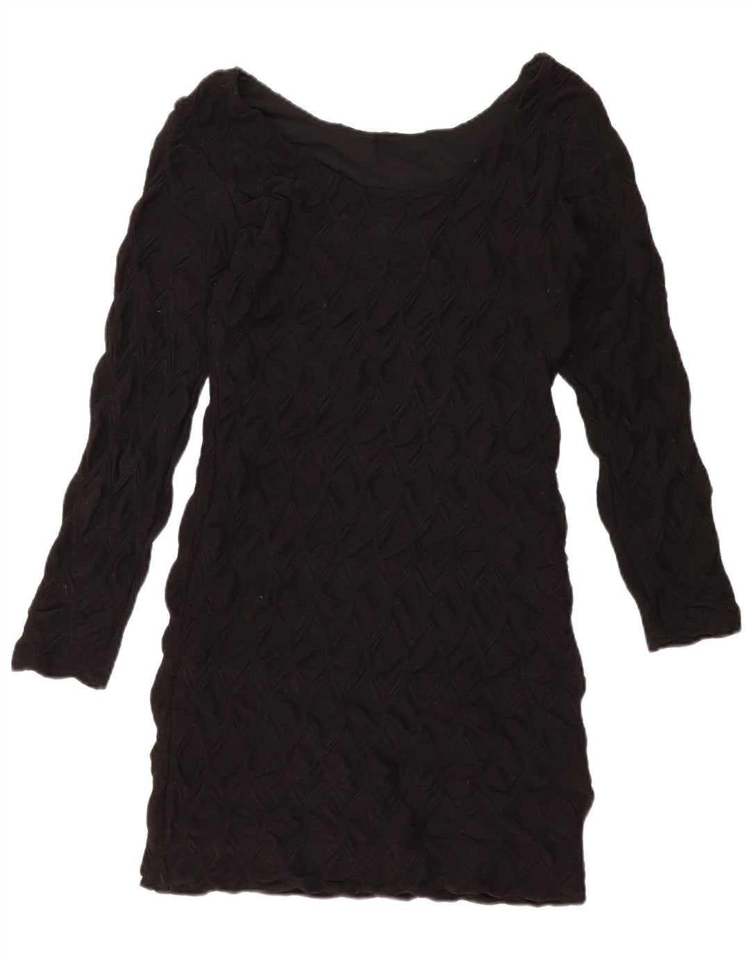 Rochie teacă cu mânecă lungă pentru femei ZARA UK 14 mare neagră