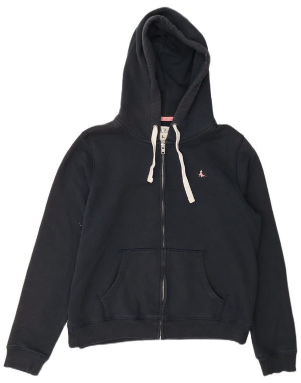 Pulover Jack Wills pentru femei, cu fermoar, UK 16, mare, albastru, bumbac
