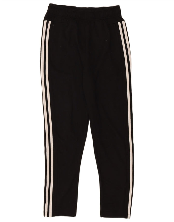 ADIDAS Boys Tracksuit Trousers 13-14 Years  Black Polyester