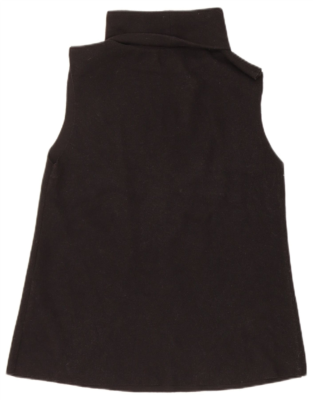 Vesta Zara Womens Tank Top UK 12 Medium Black Bumbac