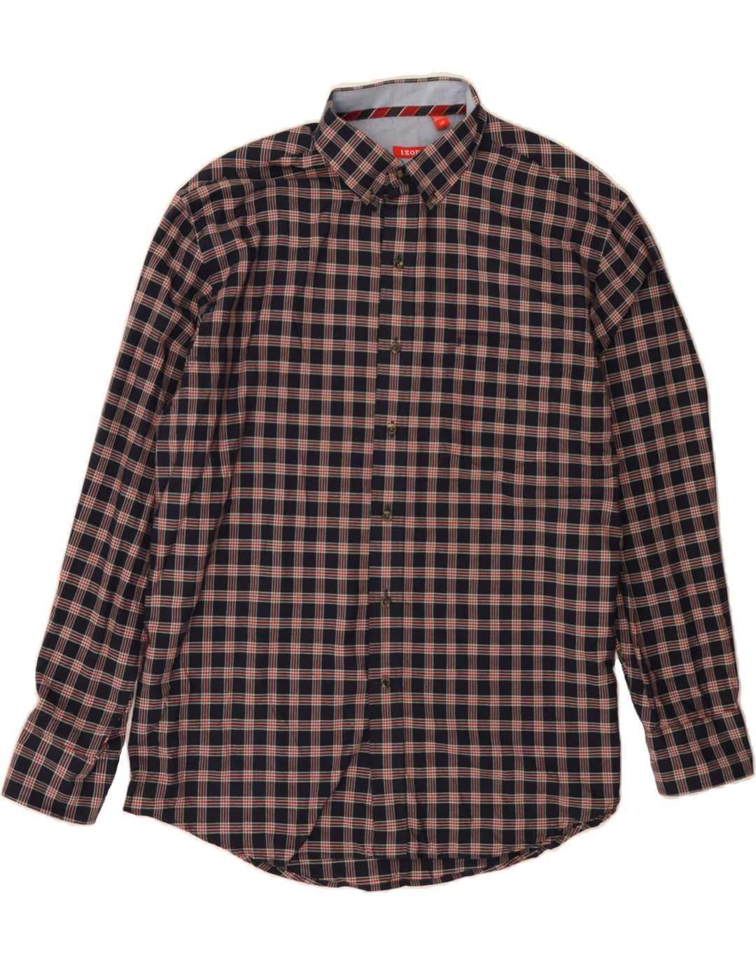 IZOD Mens Shirt Large Black Check Vintage Izod and Second-Hand Izod from Messina Hembry 