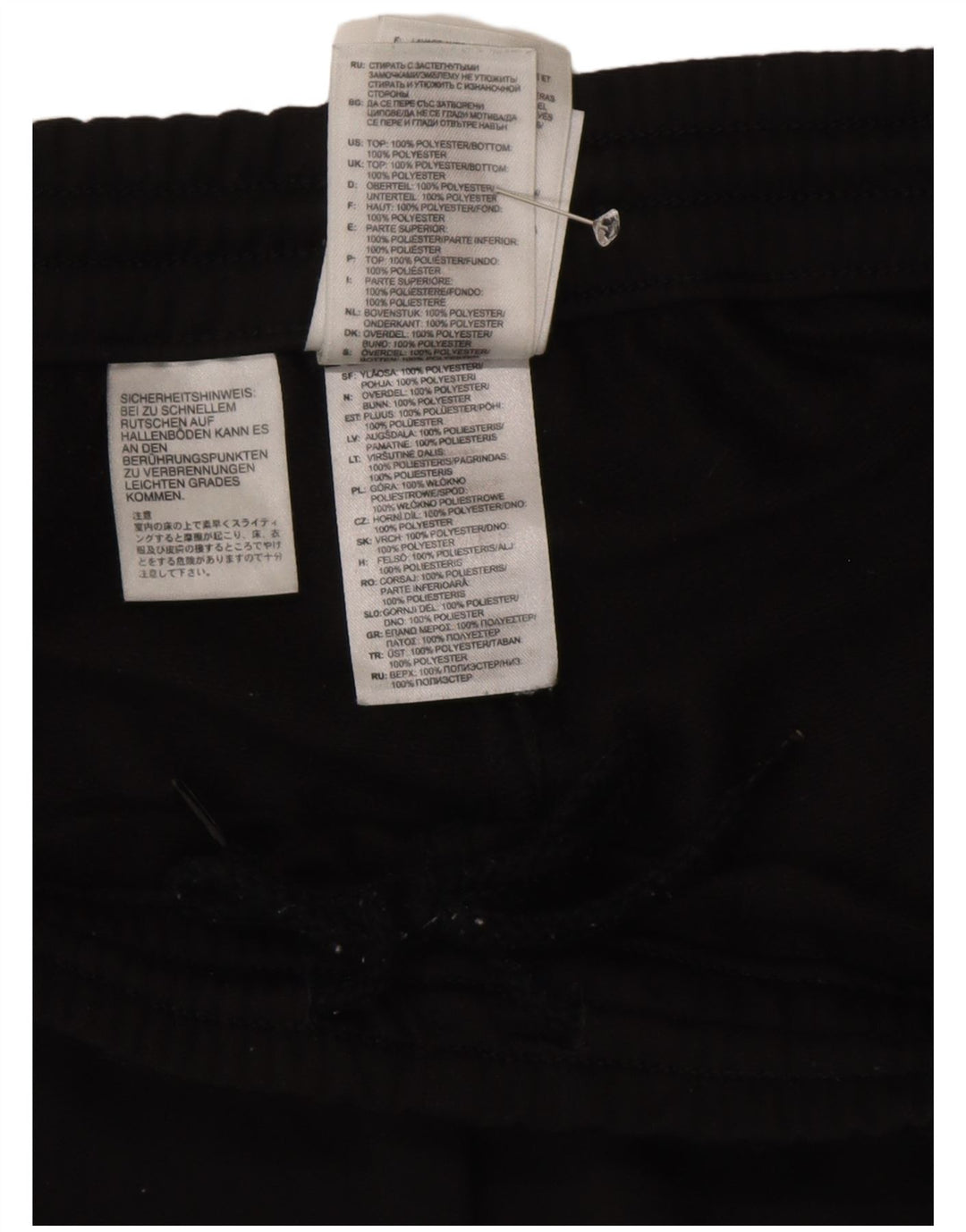 Pantaloni de trening Adidas pentru bărbați, mari, negru, poliester