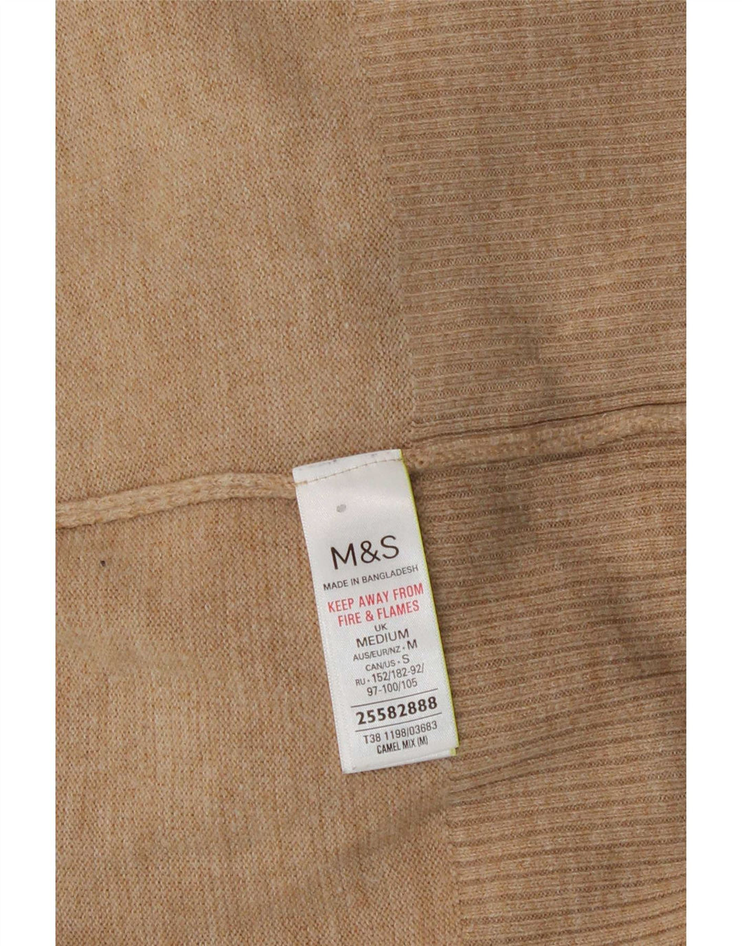 Pulover cu gât țestoasă pentru femei Marks & Spencer UK 14 Bej mediu