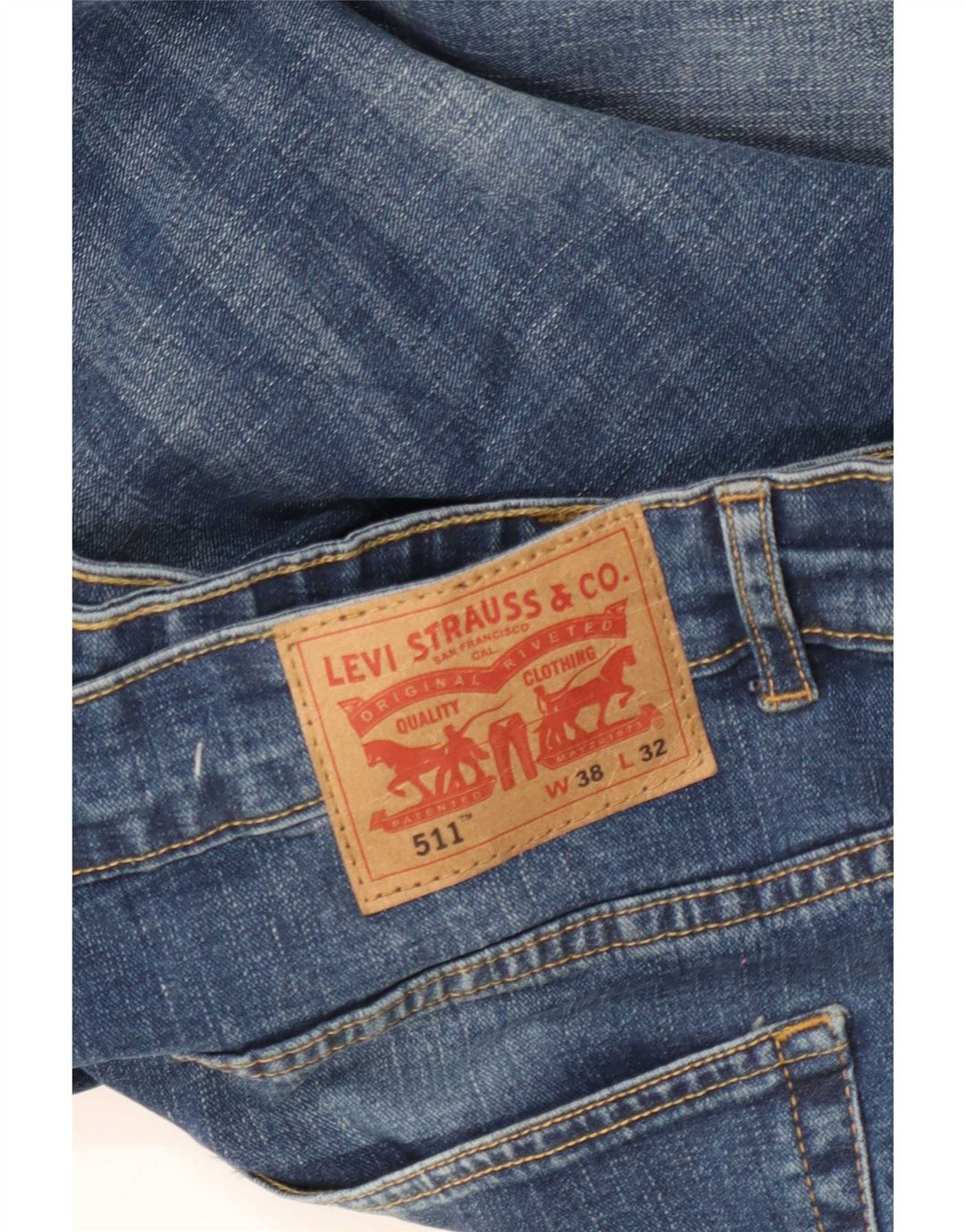 Blugi slim 511 cu talie mare Levi's pentru bărbați L38 L32 Bumbac albastru
