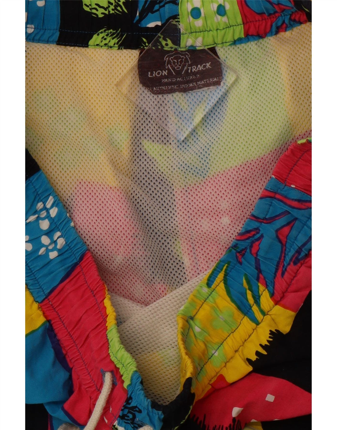 Pantaloni scurți de înot VINTAGE pentru bărbați, medii, multicolori, florale