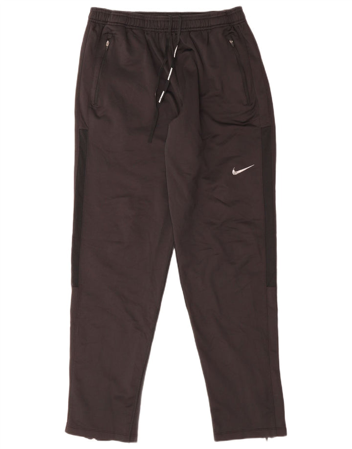 Pantaloni de trening NIKE Dri Fit pentru femei UK 14 Poliester negru mare