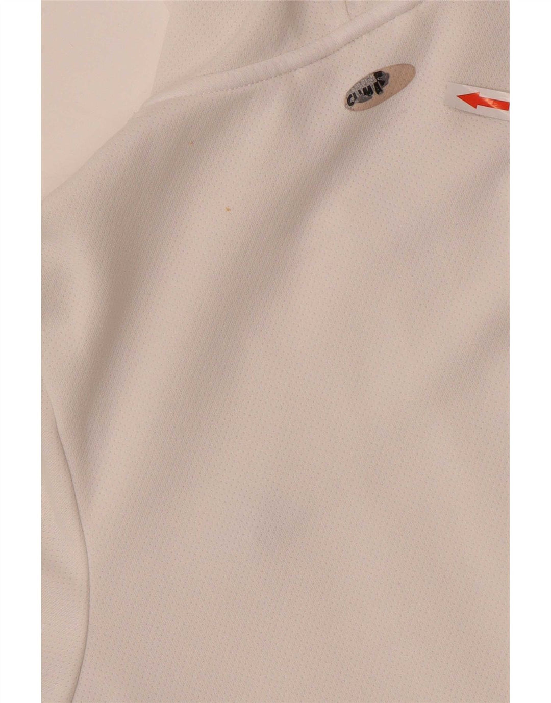 Pulover Adidas pentru femei, cu fermoar, UK 12 Poliester alb mediu