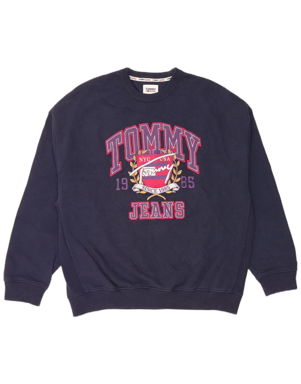 Pulover pentru bărbați Tommy Hilfiger, cu croiala relaxată, medie, bleumarin