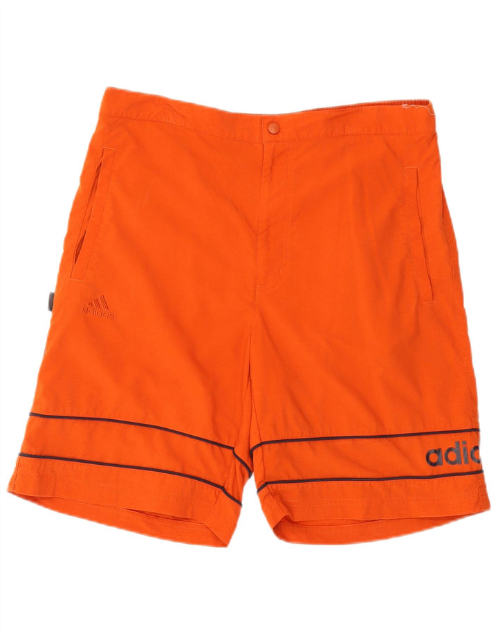 Pantaloni scurți chino grafic pentru bărbați Adidas W36 Poliamidă portocalie mare