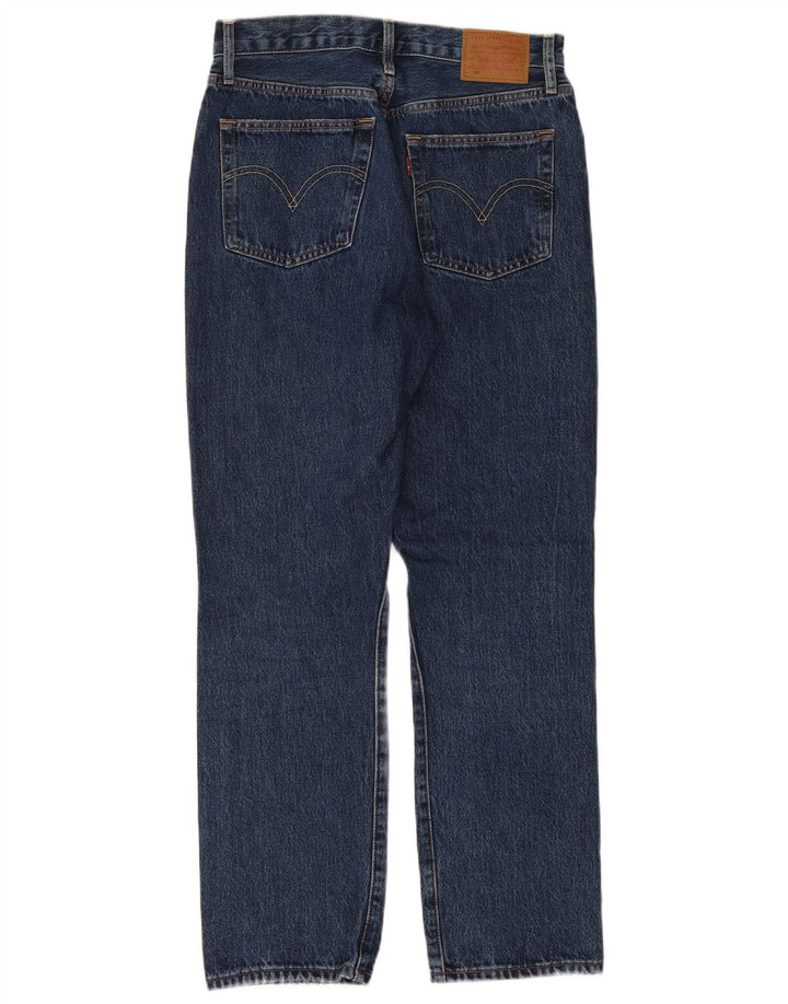 Blugi drepti pentru bărbați Levi's 501 W28 L28 Bumbac albastru