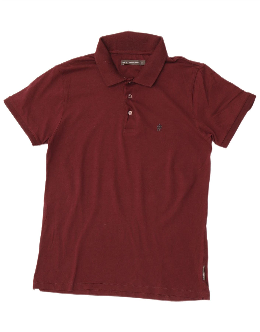 Tricou polo pentru bărbați French Connection, bumbac maro mediu
