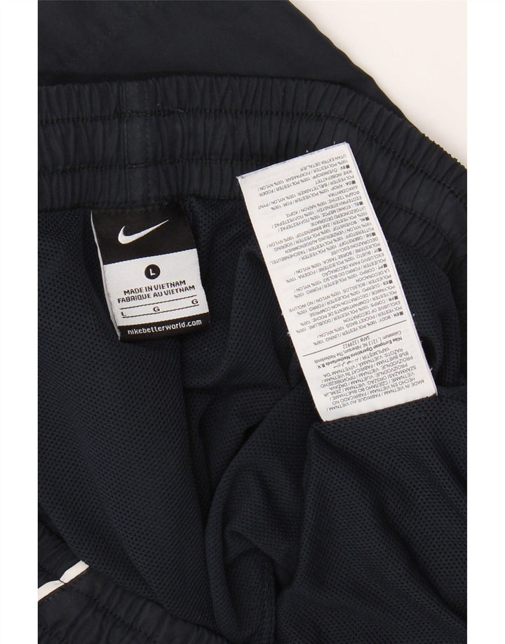 Pantaloni scurți sport grafic NIKE pentru bărbați, mari, albastru, poliester