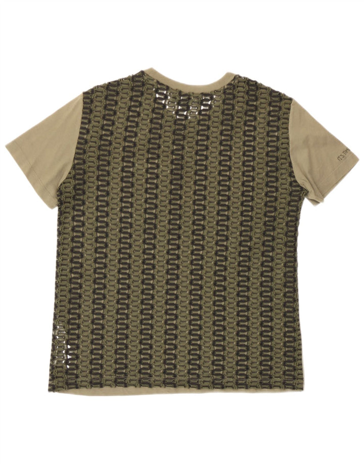 Tricou Desigual pentru femei Top UK 10 Small Kaki Poliester