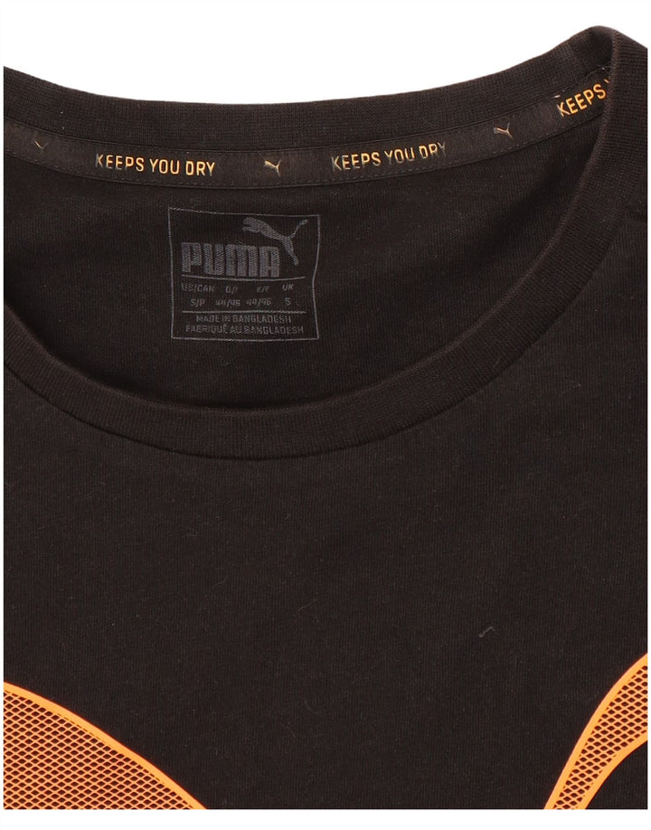 Tricou grafic PUMA pentru bărbați Top mic negru