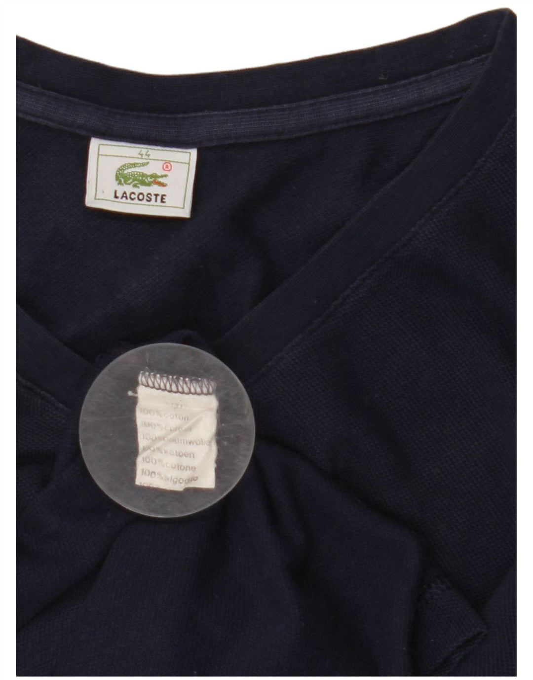 Vestă pentru femei LACOSTE Mărimea 44 Mare Bumbac, albastru bleumarin