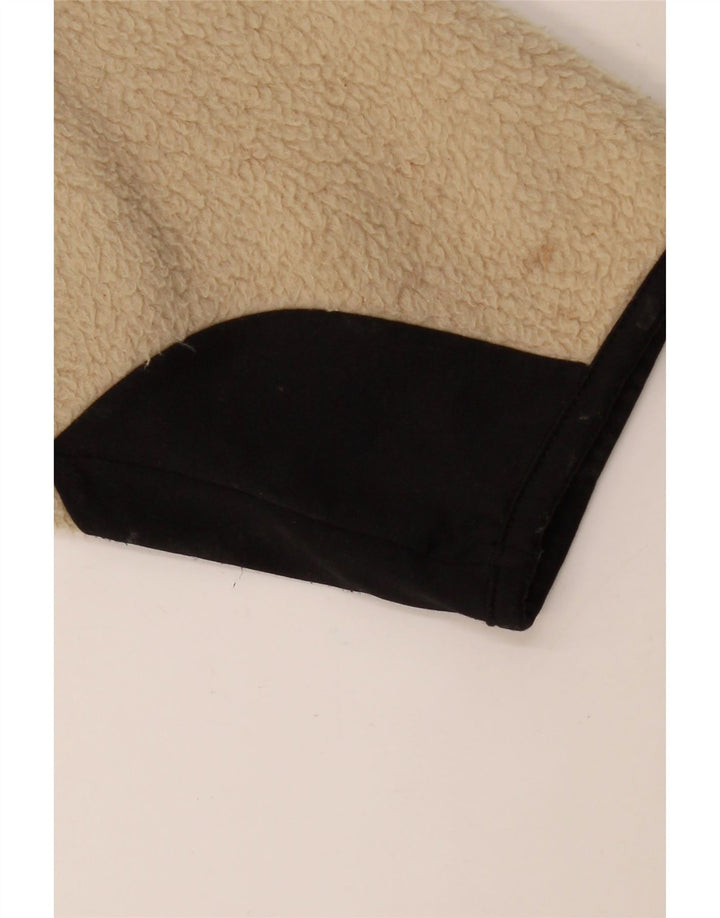 Jachetă fleece pentru bărbați FILA UK 36 Mic, bej, poliester color bloc