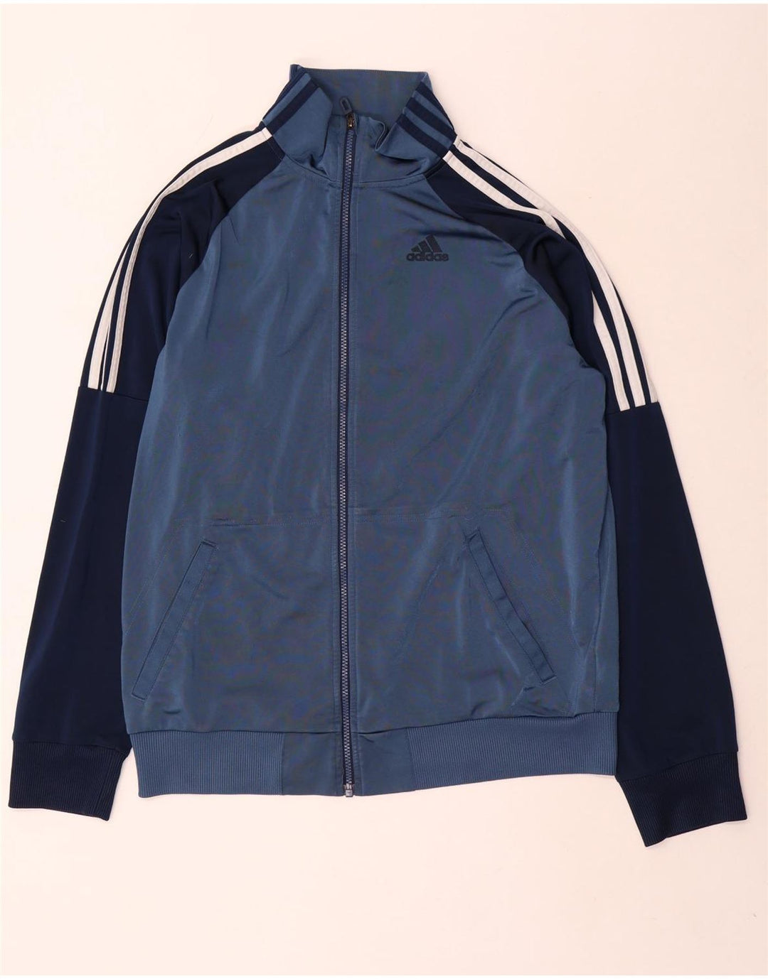 Jachetă de trening pentru bărbați Adidas, mare, albastru bleumarin