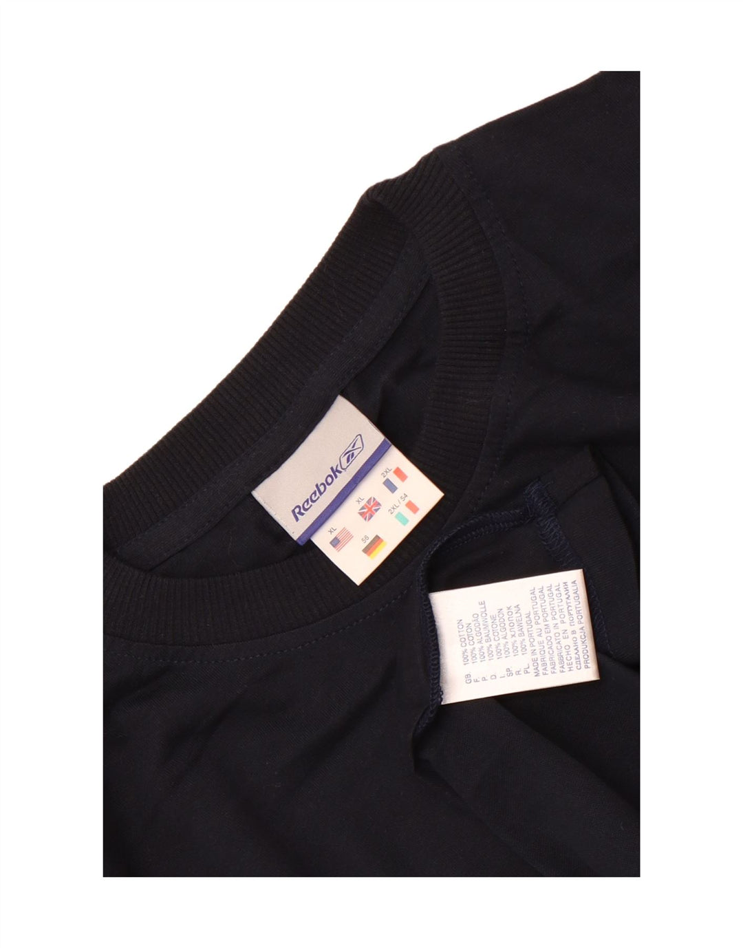 Tricou pentru bărbați Reebok Top XL din bumbac bleumarin