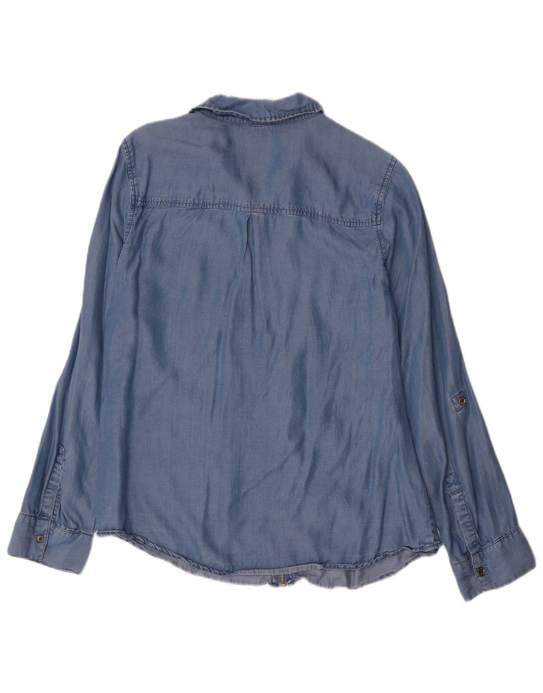 Cămașă de denim pentru femei Michael Kors UK 14 Medium Blue Lyocell