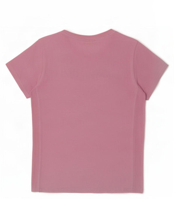 Tricou grafic Champion pentru femei Top UK 14 Medium Pink Bumbac