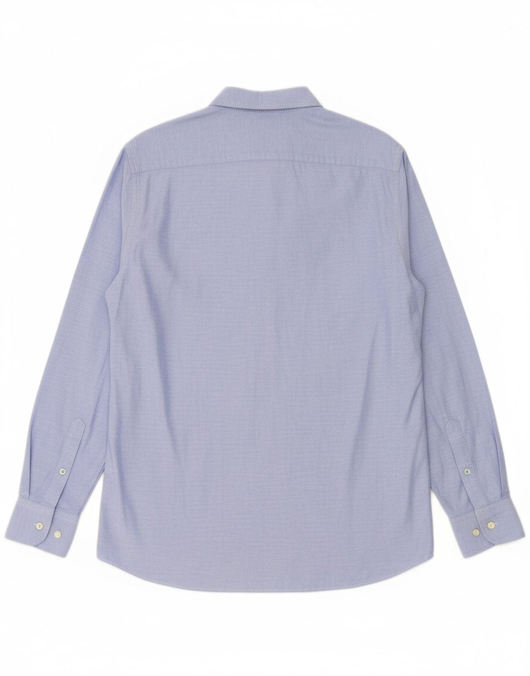 TOMMY HILFIGER Mens Custom Fit Shirt Medium Blue Cotton