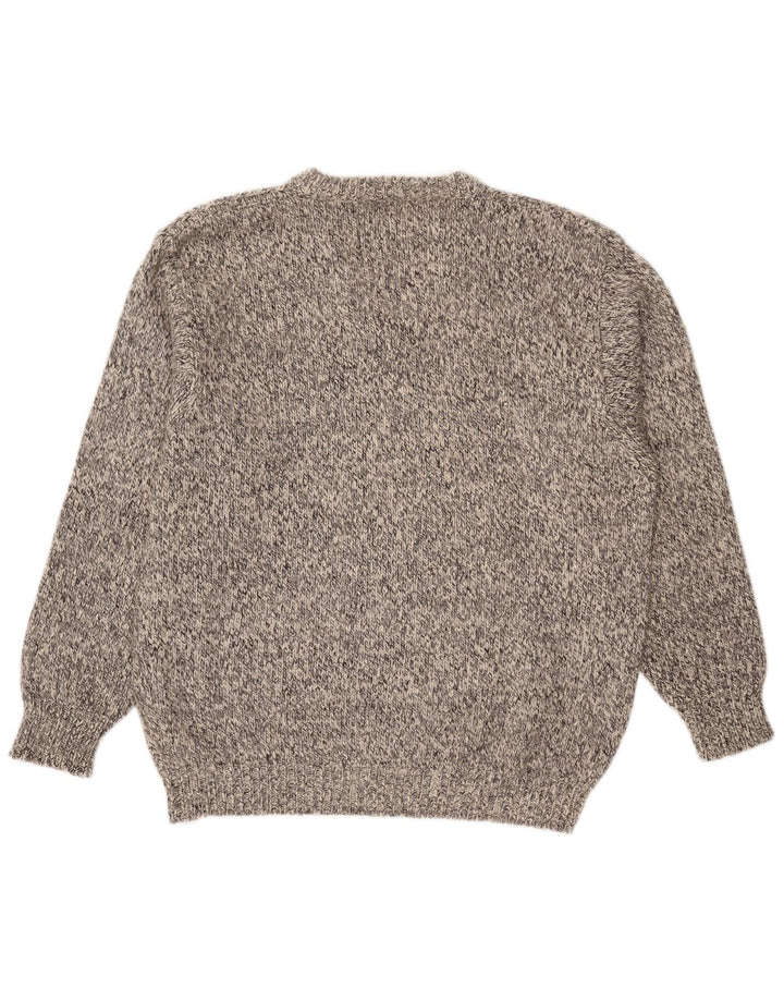 Pulover cu decolteu în V Fay pentru bărbați, 2XL, lână gri pete