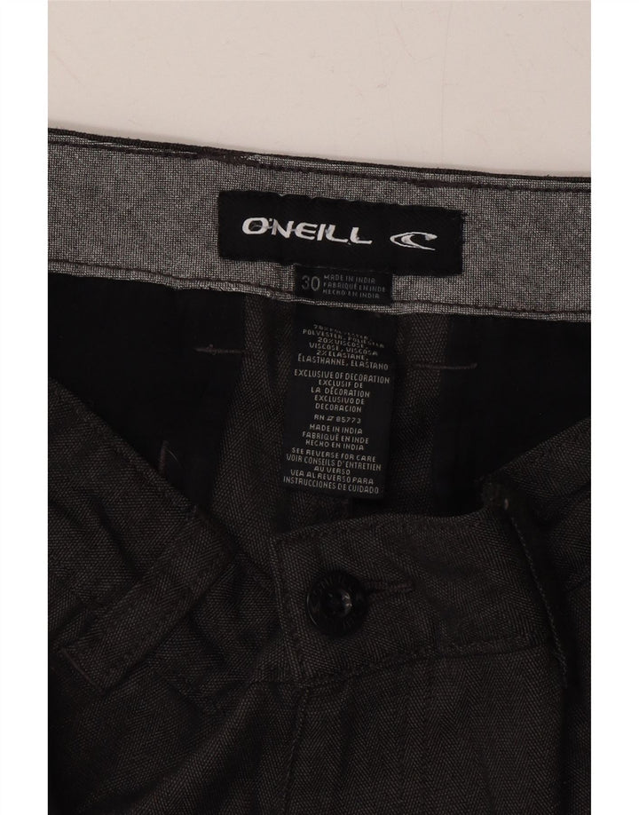 O'NEILL Mens Chino Shorts W30 Medium Grey Polyester Vintage O'Neill and Second-Hand O'Neill from Messina Hembry 