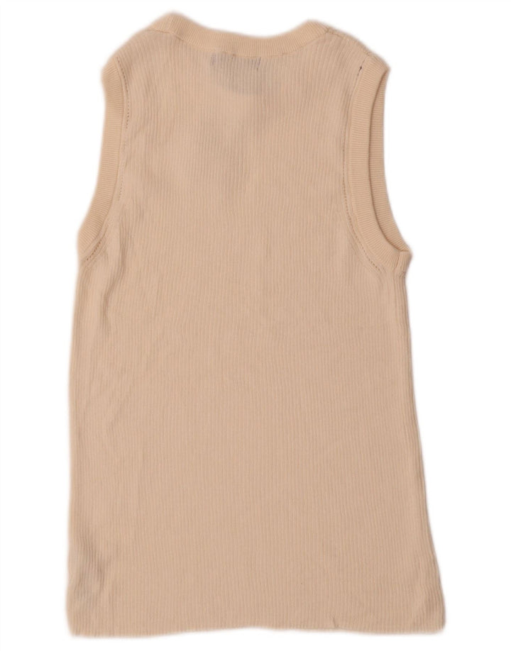 Vestă Marks & Spencer pentru femei, UK 14, bumbac alb mediu