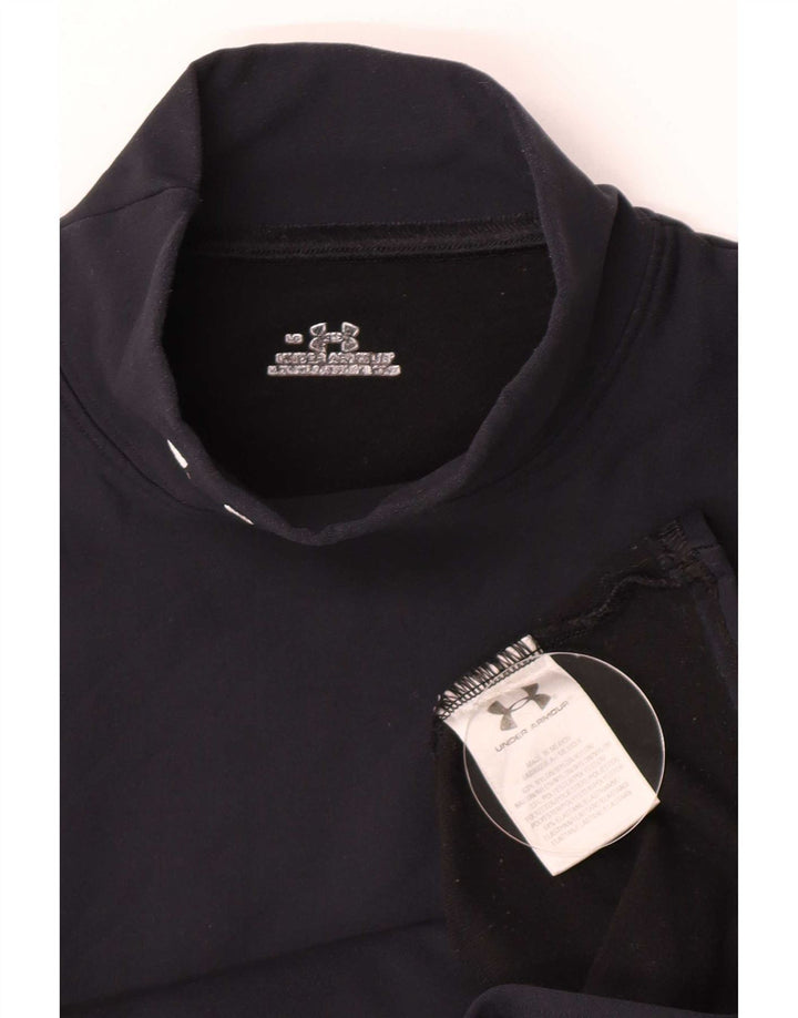 Top pentru femei Under Armour cu mânecă lungă UK 14 mare, nailon bleumarin