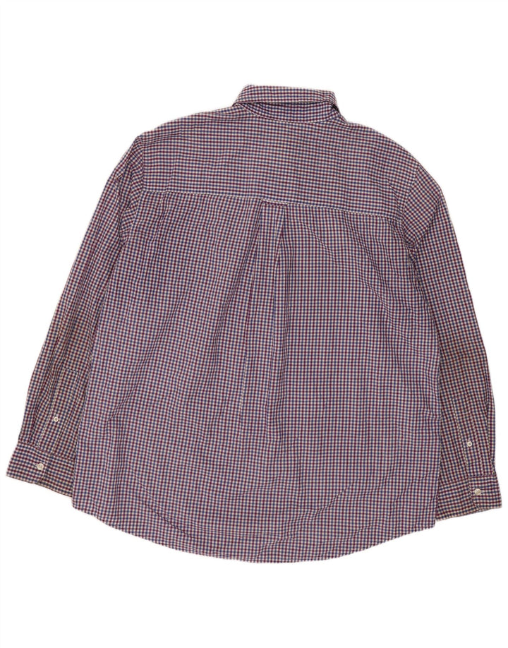 Cămașă pentru bărbați Chaps XL Blue Gingham Bumbac