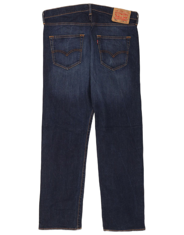 Blugi drepti pentru bărbați Levi's 501 W34 L30 bleumarin