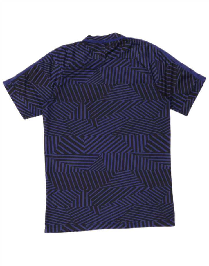 Tricou pentru bărbați Nike Dri Fit Top Mediu Bleumarin Poliester geometric