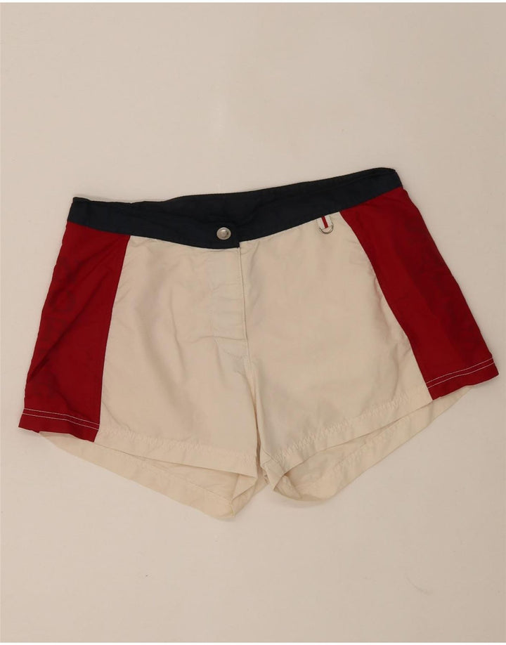 Pantaloni scurți de înot North Sails pentru femei UK 12 Medium White Colorblock Poliamidă