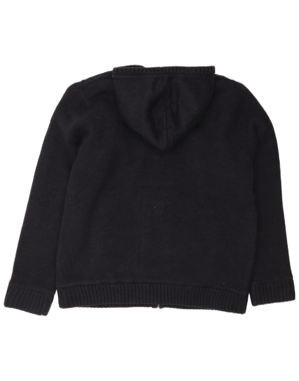 Pulover cardigan cu glugă pentru bărbați Weird Fish, mare, bleumarin, acrilic