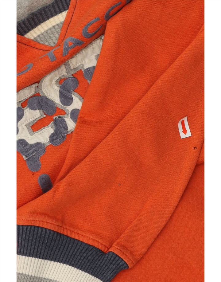 Hanorac grafic pentru bărbați Sergio Tacchini Pulover Bumbac portocaliu mediu