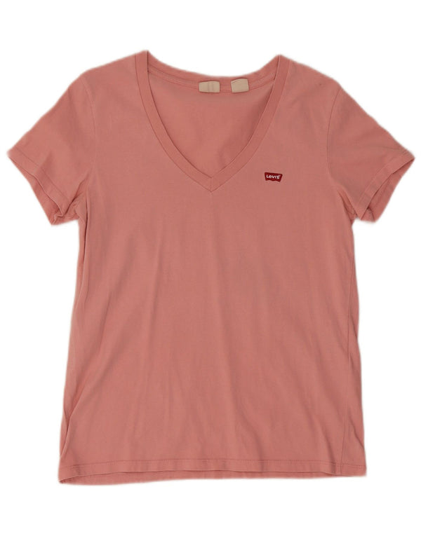 Tricou pentru femei Levi's Top UK 10 Small Pink Bumbac