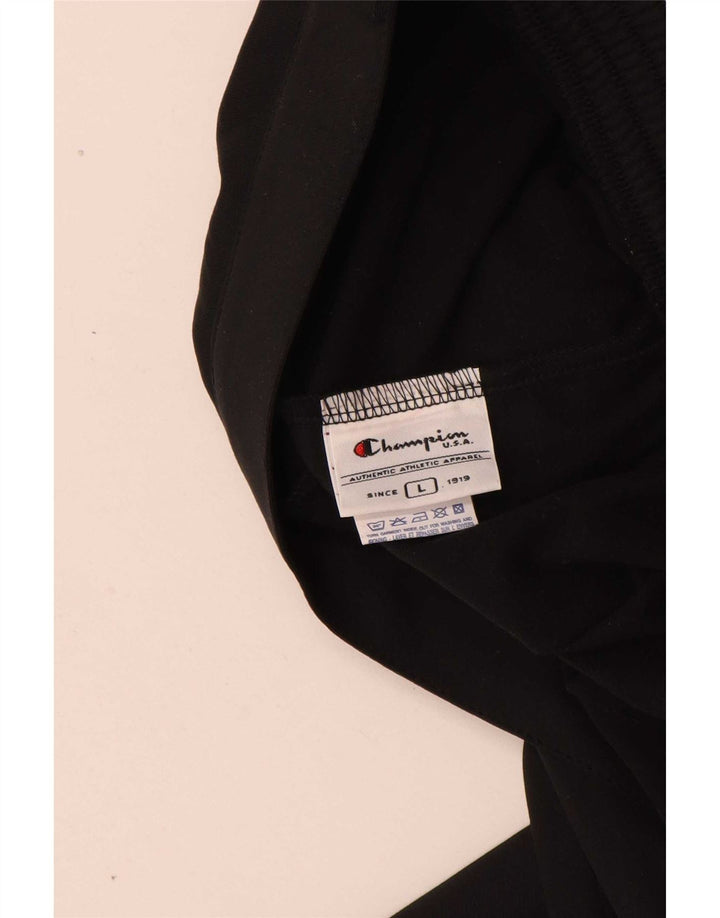 Pantaloni de trening Champion pentru femei UK 14 Poliester negru mare