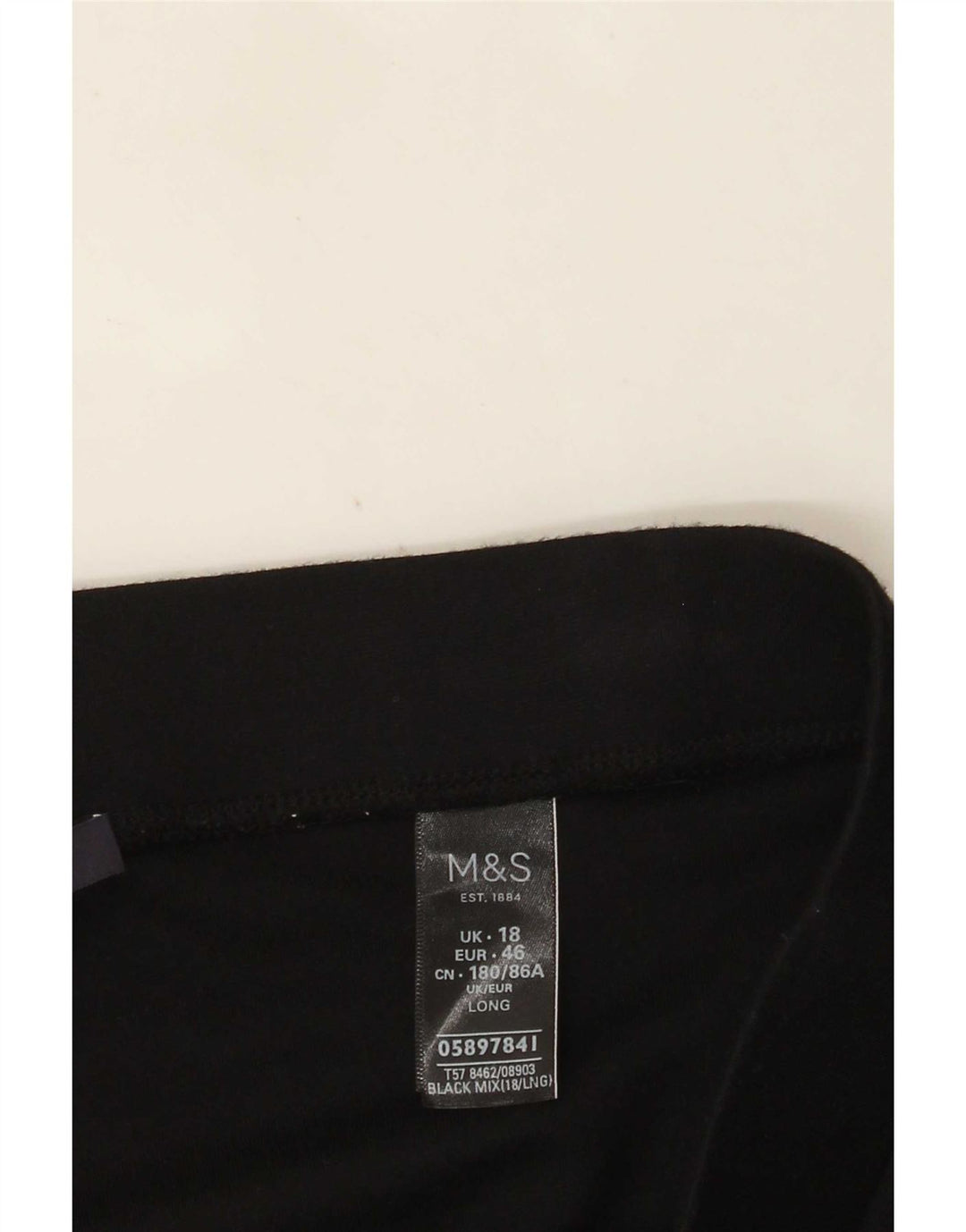 Leggings pentru femei Marks & Spencer UK 18 XL, viscoză neagră