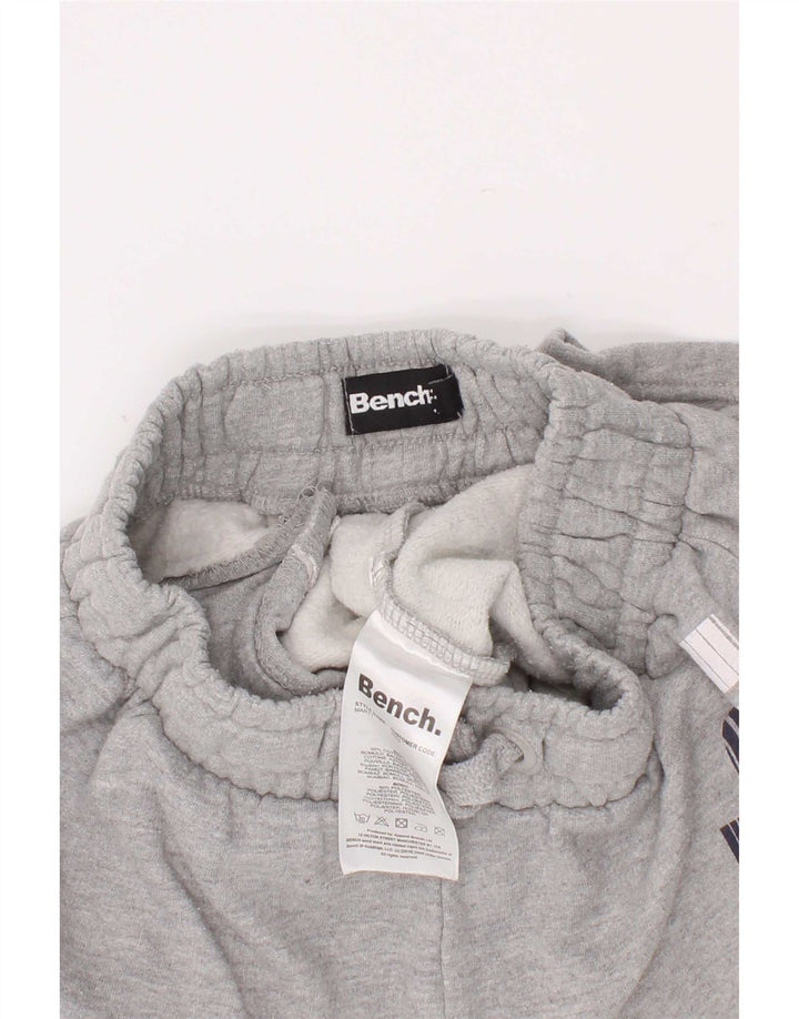 Pantaloni scurți sport grafic pentru băieți Bench 9-10 ani bumbac gri