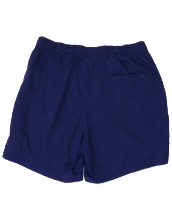 Pantaloni scurți sport Nike pentru bărbați, poliester, albastru, mediu
