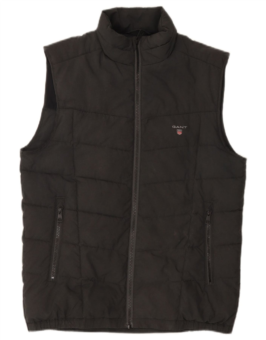 Gant Mens Padded Gilet UK 36 Small Gri Poliester
