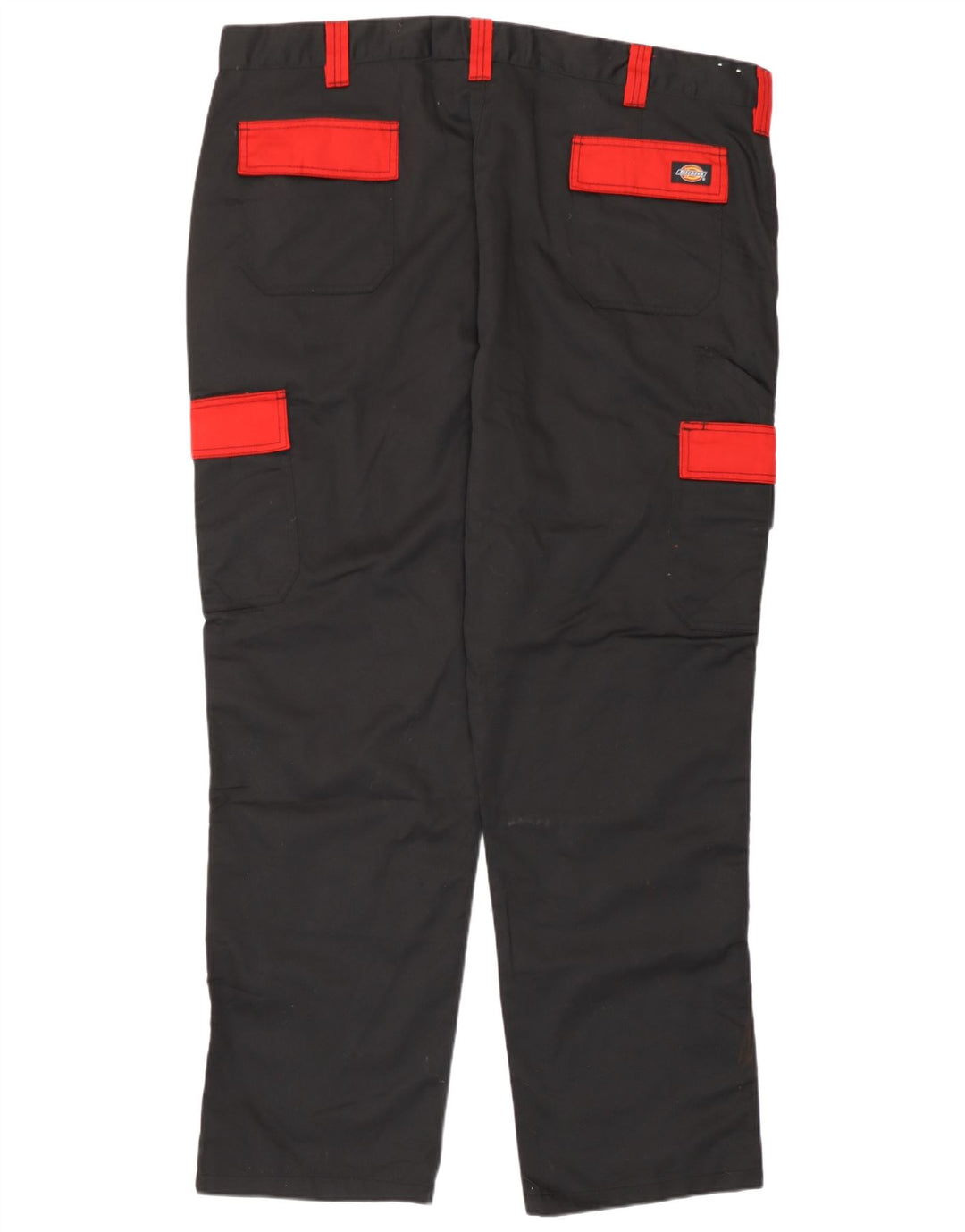 Pantaloni cargo drepti pentru bărbați Dickies W44 L31 Poliester color bloc negru