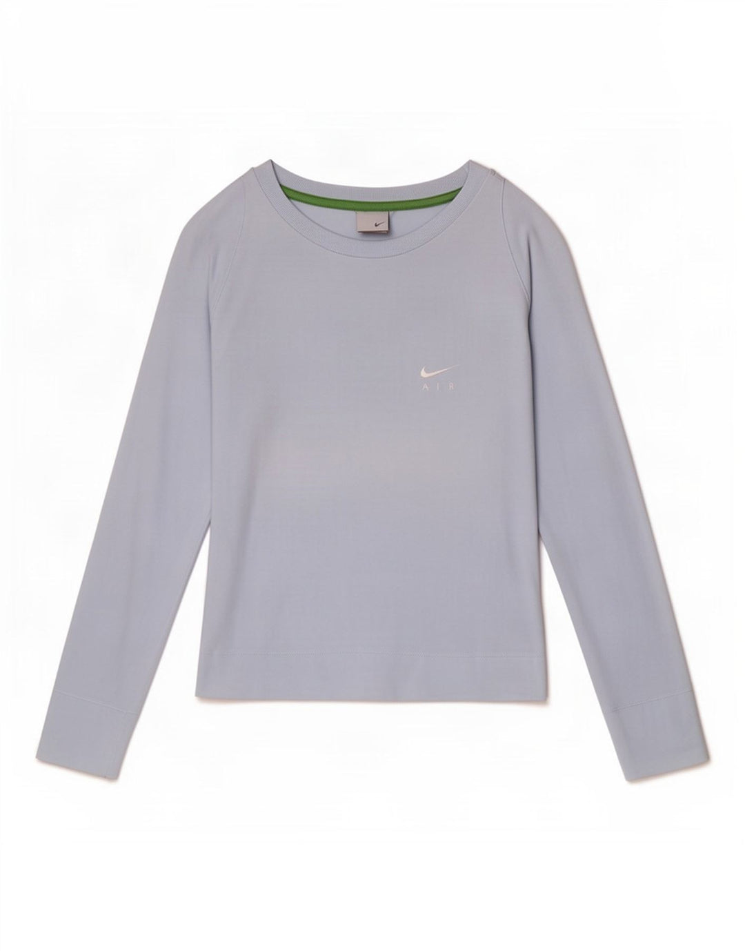 Top pentru femei Nike cu mânecă lungă Marea Britanie 10/12, bumbac albastru mediu