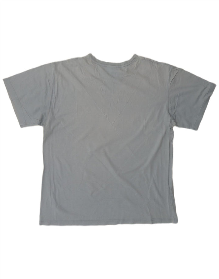 Tricou grafic REEBOK pentru bărbați Top mare din bumbac albastru