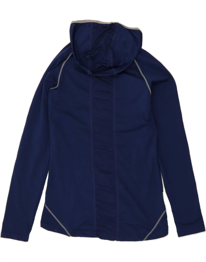 MOUNTAIN WAREHOUSE Womens Hoodie Jumper UK 8 Small Blue Polyester Vintage Mountain Warehouse and Second-Hand Mountain Warehouse from Messina Hembry 